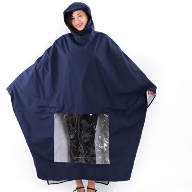 Kiểu áo mưa Poncho